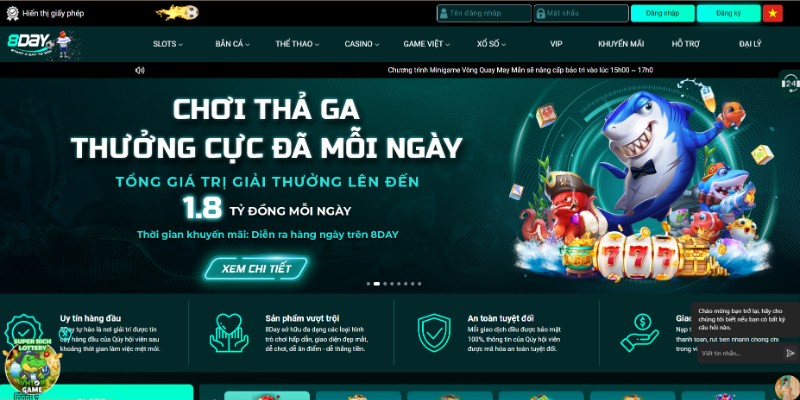 Giới thiệu về sảnh Casino 8DAY