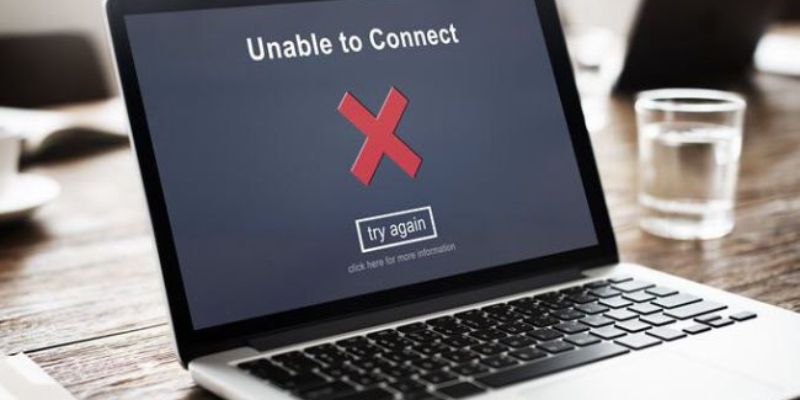 Lỗi kết nối internet  khi đăng nhập tài khoản